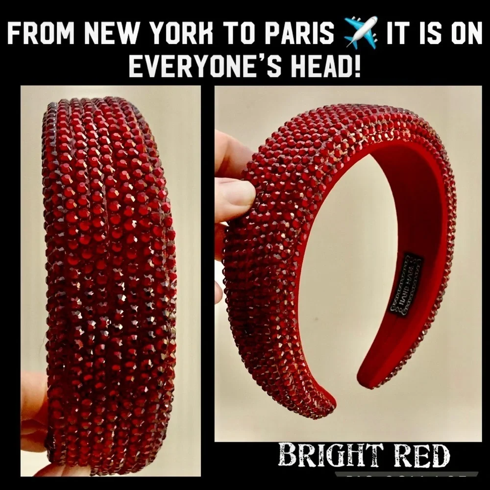 Super Elegant Red Headband to Enhance your Casual or Night Our Hair look